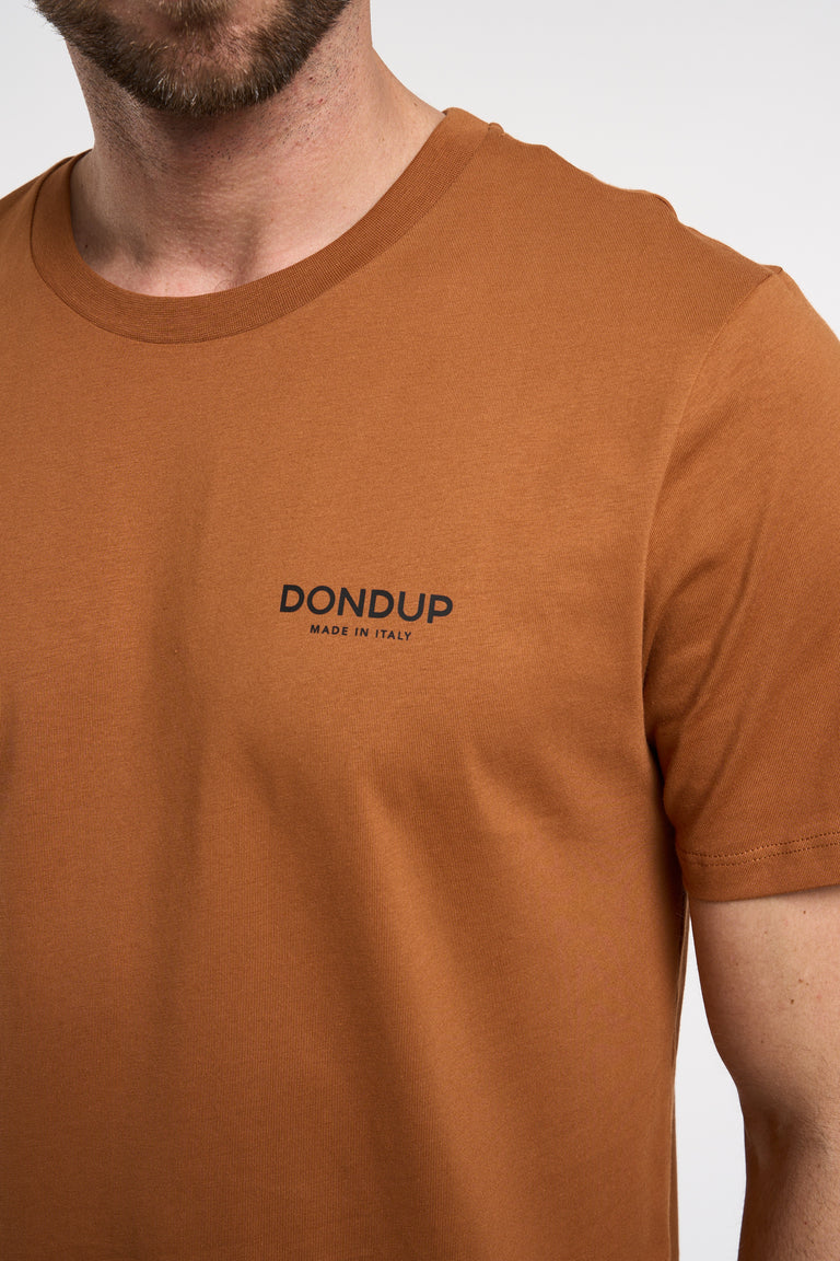 Dondup t-shirt JF0309U 758 cognac