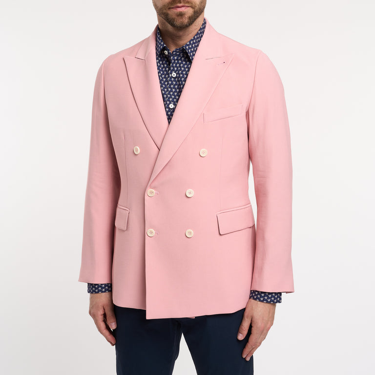 Reveres 1949 giacca doppio petto 12360 rosa