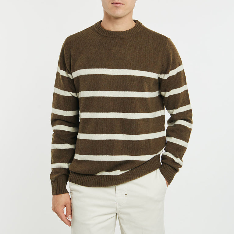 Maglia a righe in lambswool 900927