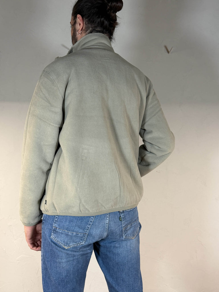 K-way felpa sherpa pascal polar reversibile green oak