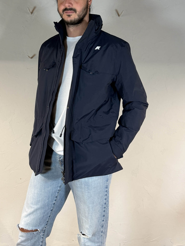 K-way giacca Manuel warm ottoman blue depht