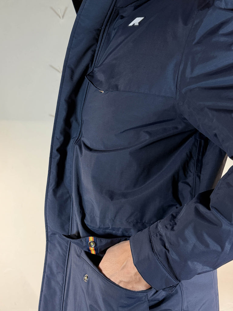 K-way giacca Manuel warm ottoman blue depht