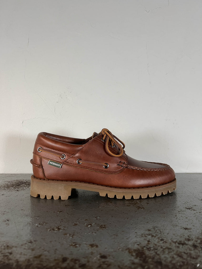 Sebago Mocassio in pelle Acadia brown cinnamon