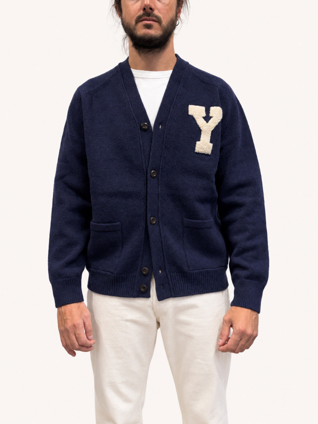 Chesapeake's Cardigan in lana - Navy Blue
