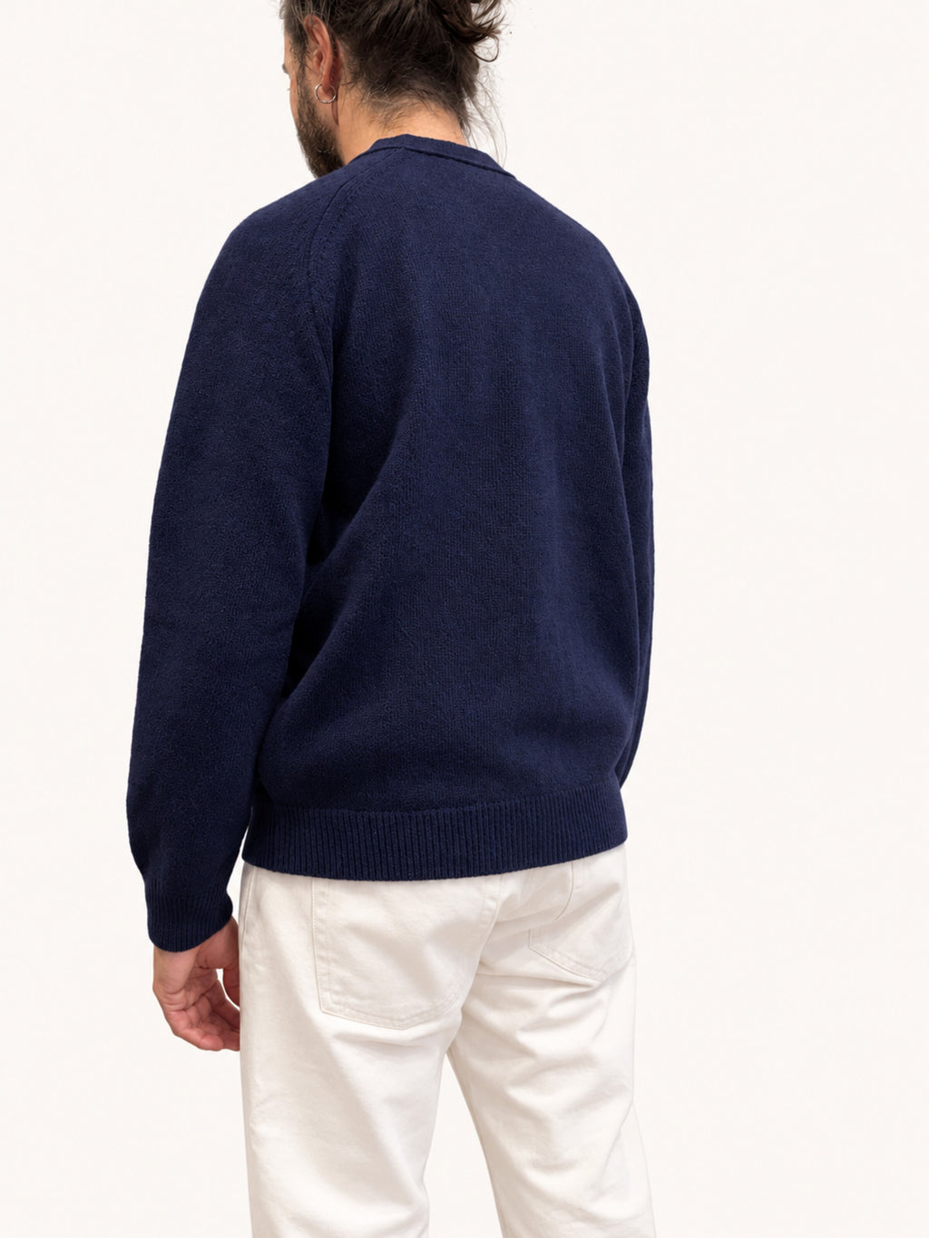 Chesapeake's Cardigan in lana - Navy Blue