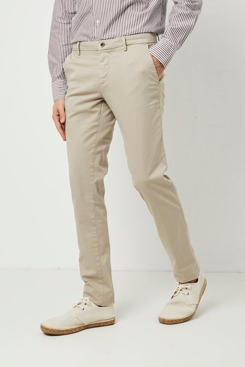 Pantalone Milano style beige 480