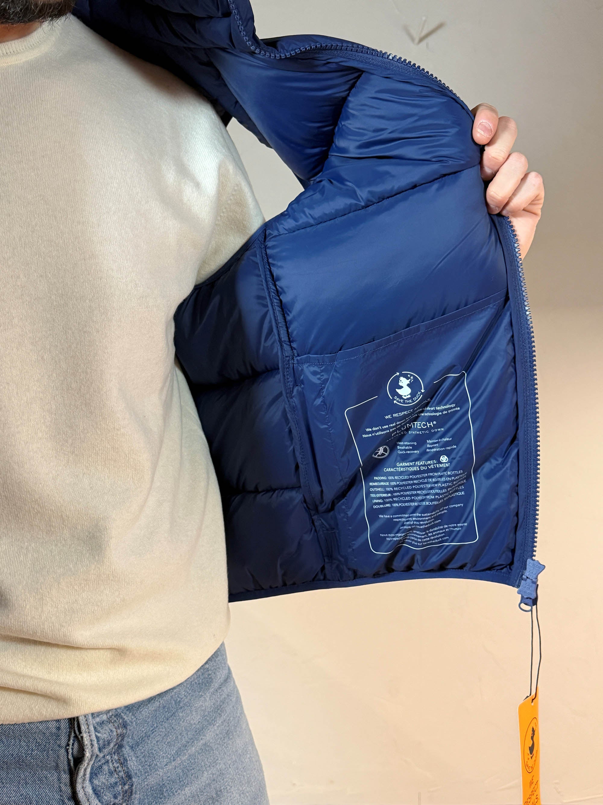 Save The Duck gilet Arlen imbottito blu taglia XL