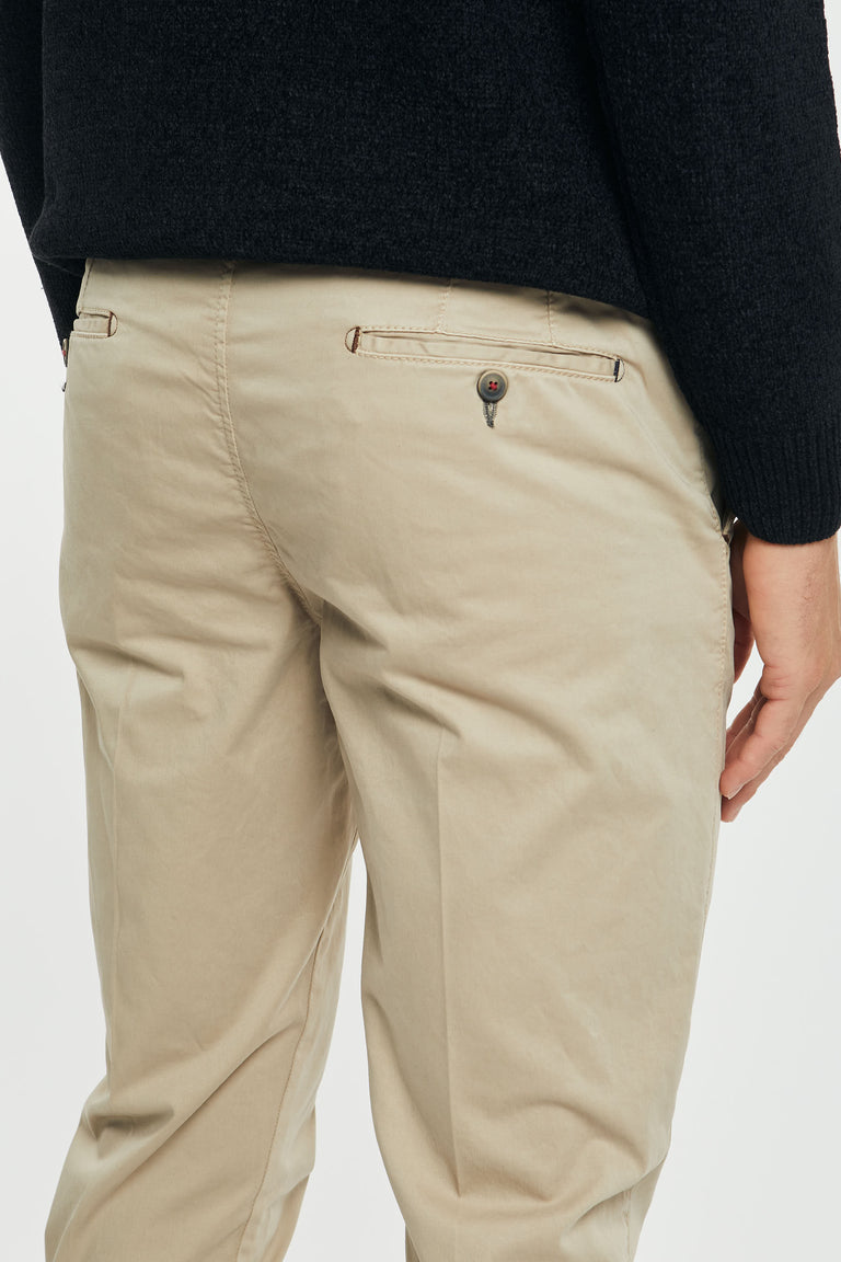 Pantalone chinos slim raso beige 233151-245