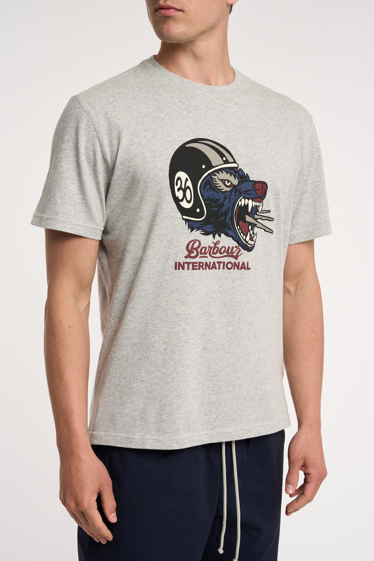 B.International Socke t-shirt MTS1242GY52 grigia