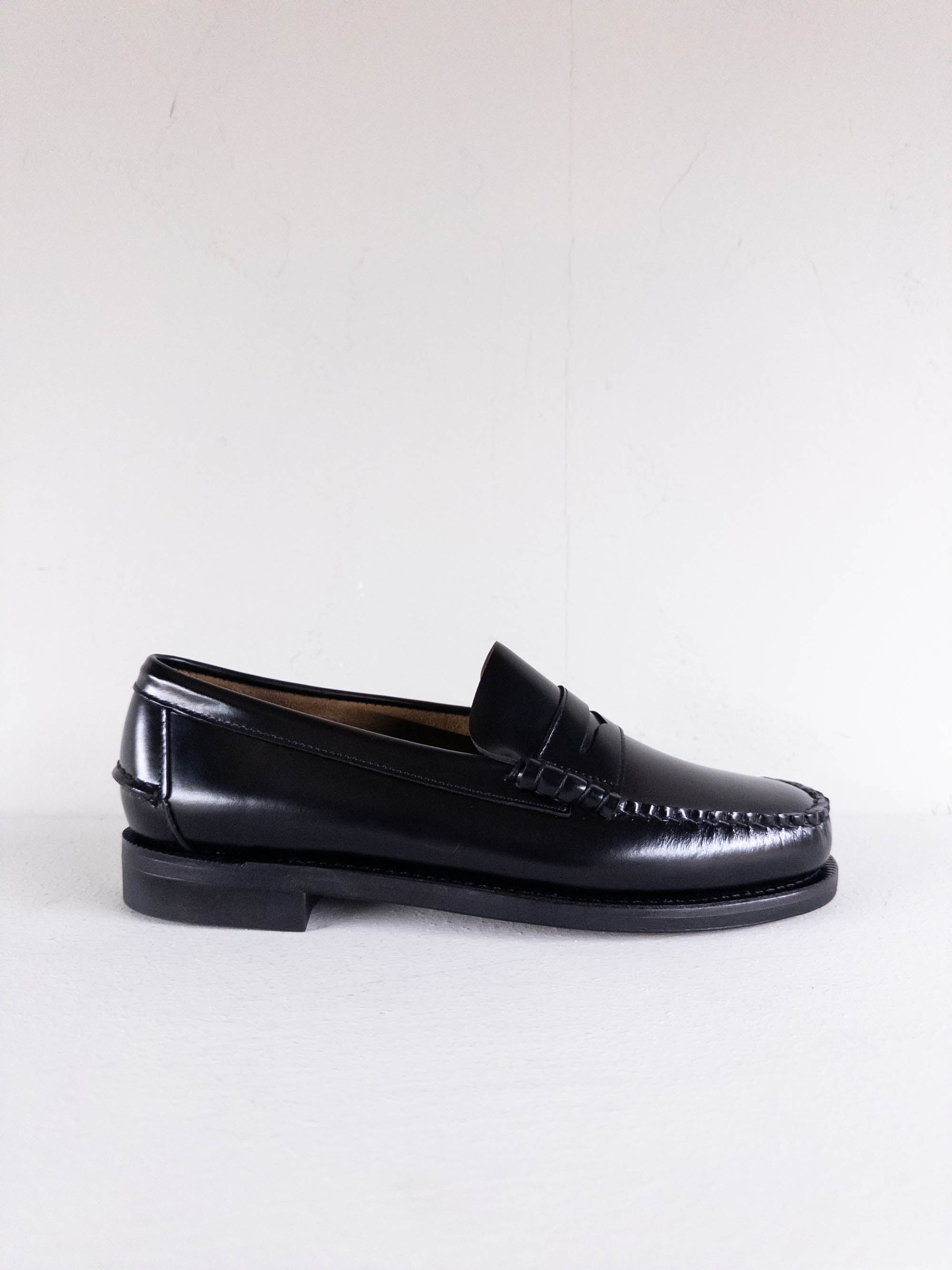 Sebago Classic Dan mocassini slip on black uomo