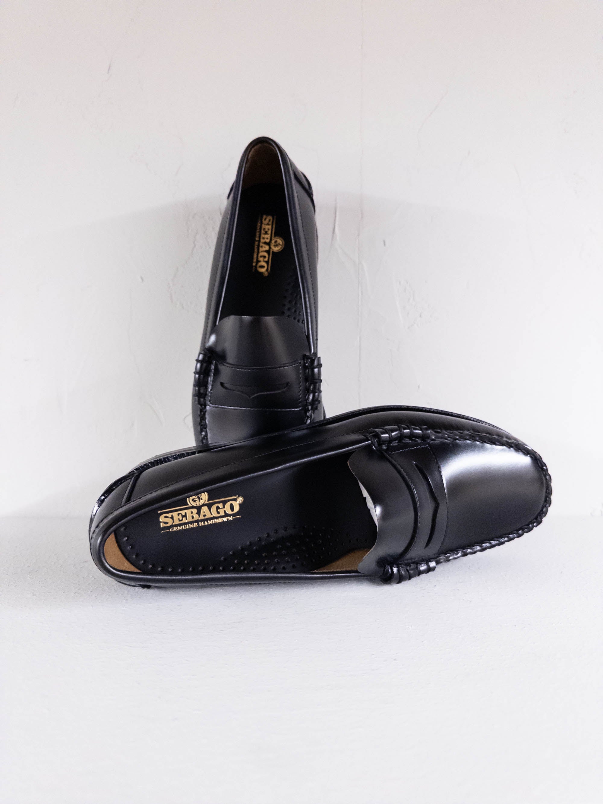 Sebago Classic Dan mocassini slip on black uomo