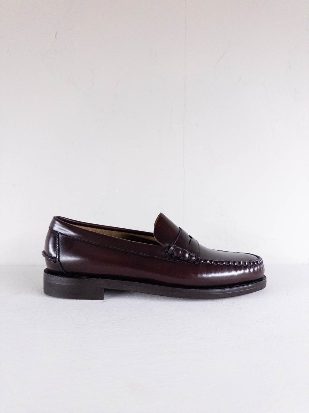 Sebago Classic Dan mocassini slip on brown burgundy