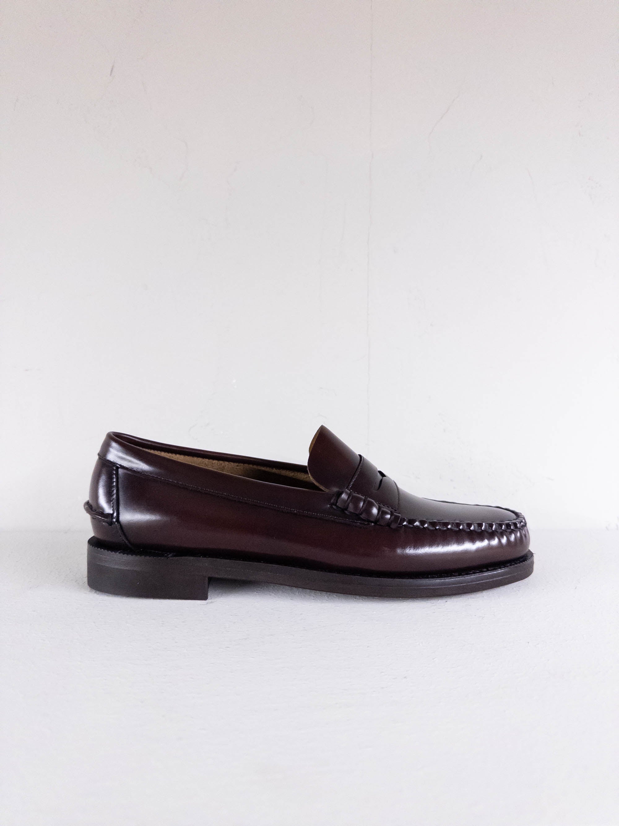 Sebago Classic Dan mocassini slip on brown burgundy