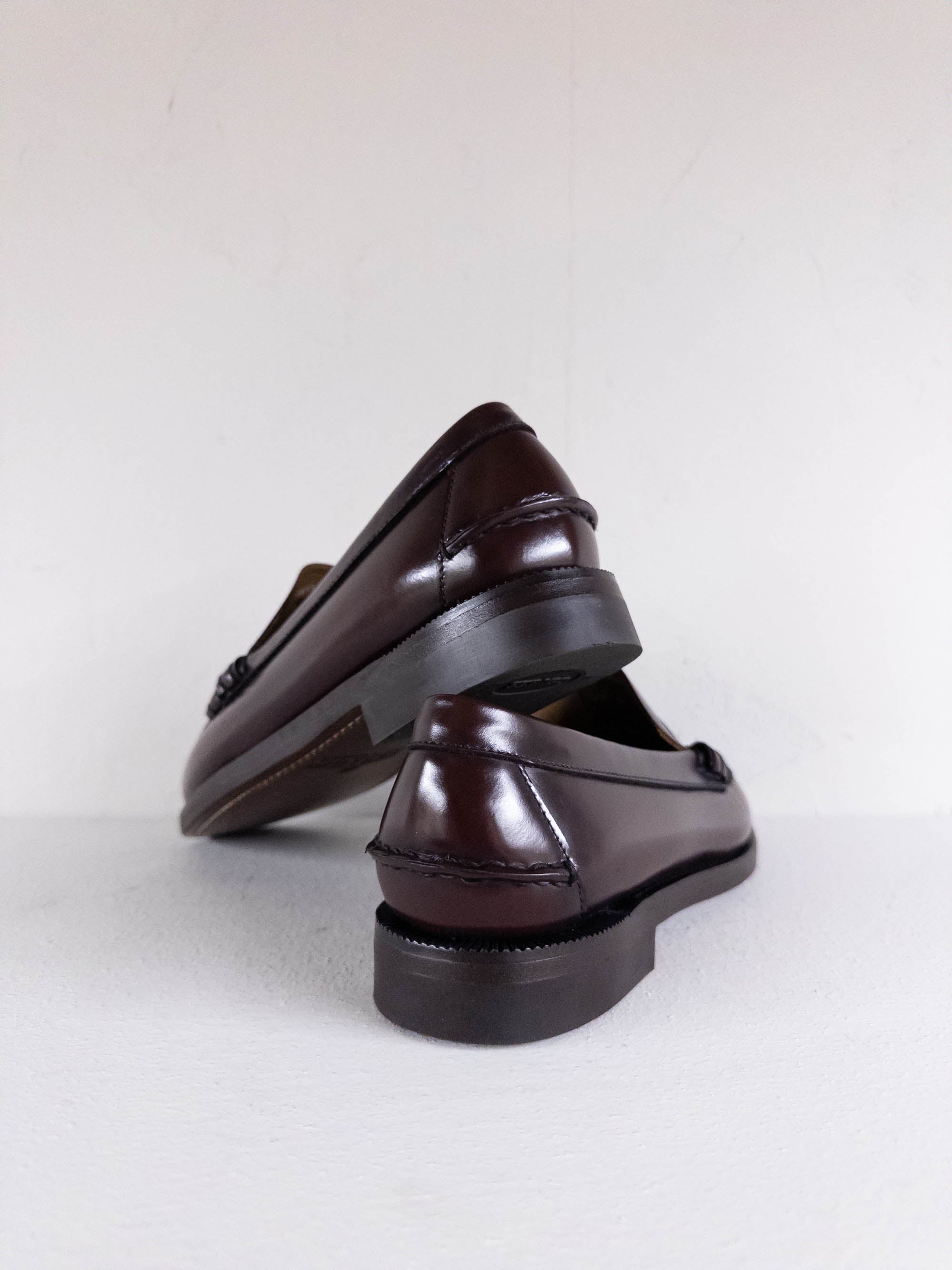 Sebago Classic Dan mocassini slip on brown burgundy