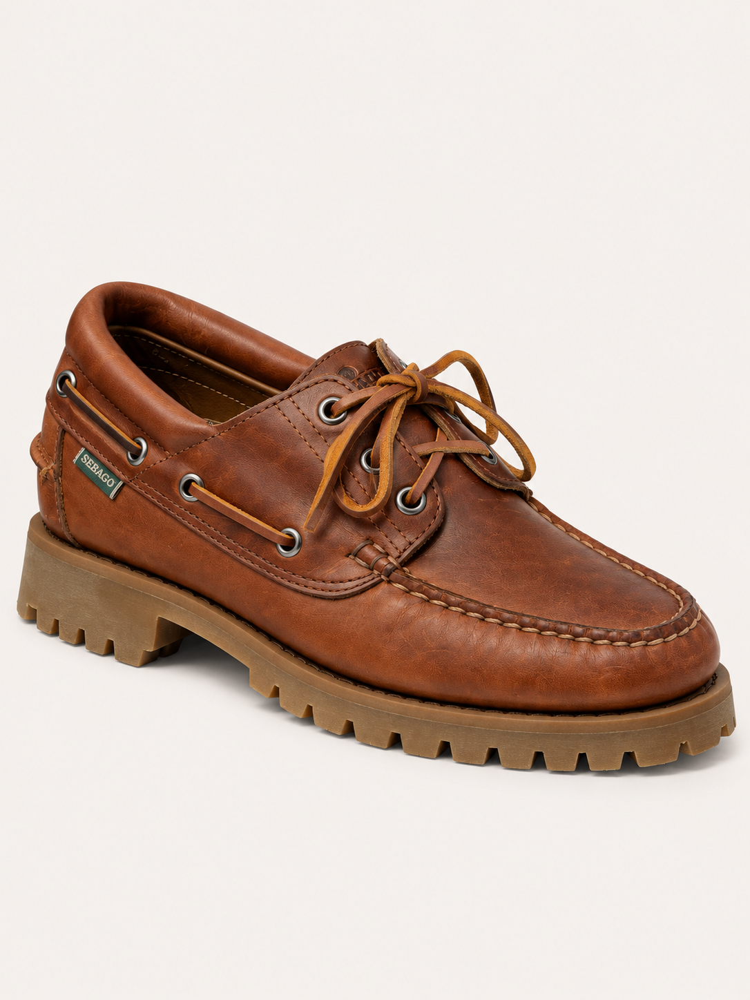 Sebago Acadia in pelle Waxed - Brown Cinnamon