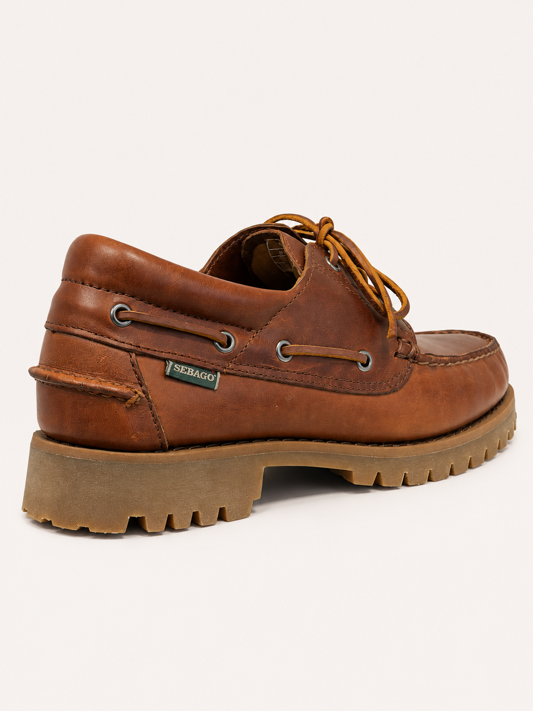 Sebago Acadia in pelle Waxed - Brown Cinnamon