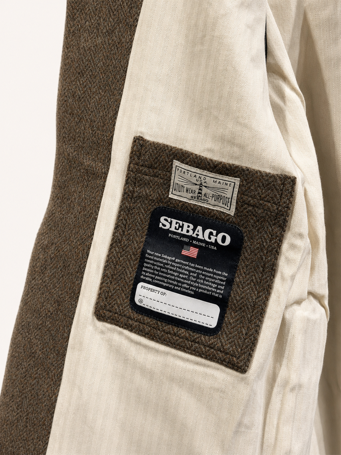 Sebago Giacca in lana Dorr Patchwork