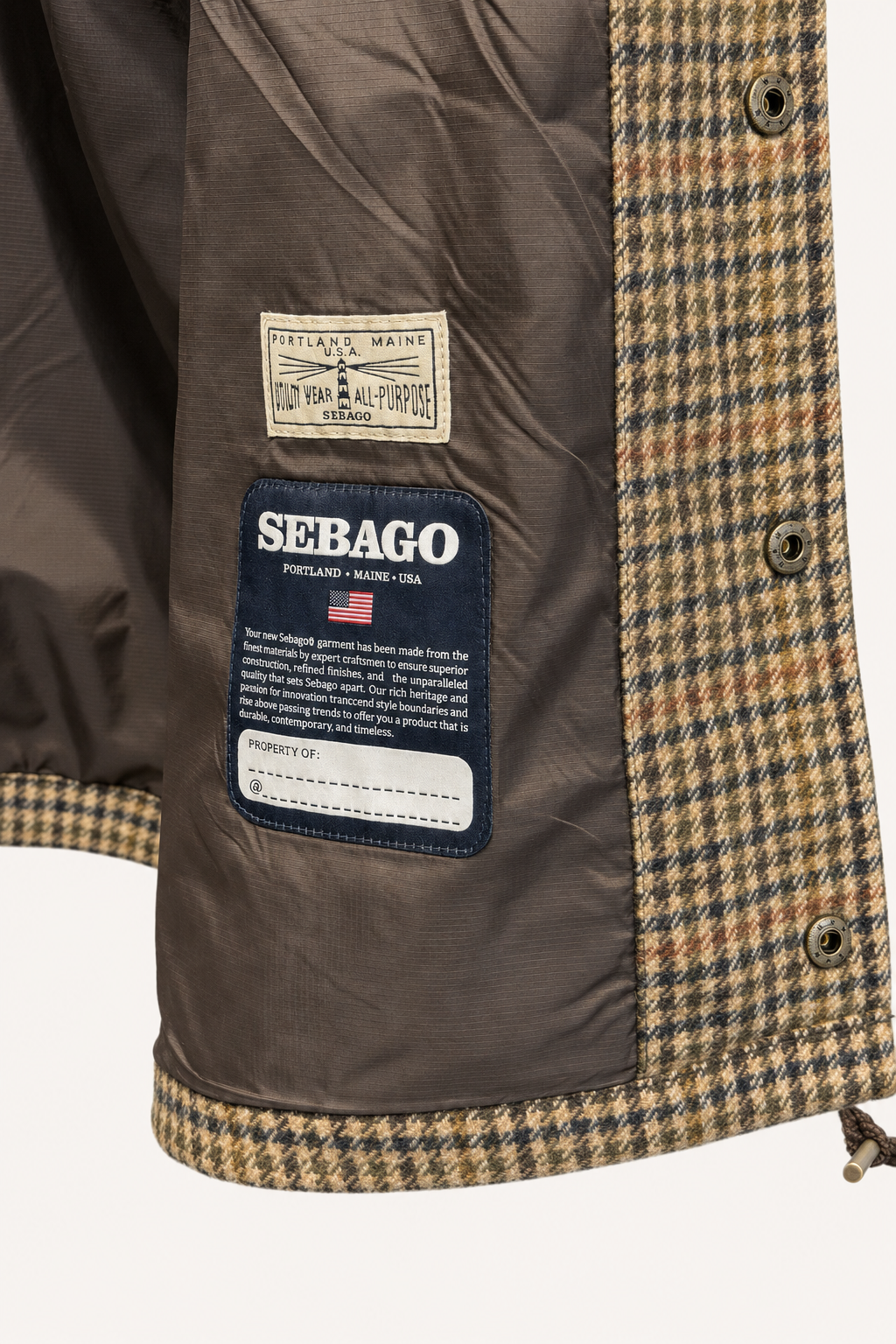 Sebago Giacca Tender Pied de Poule