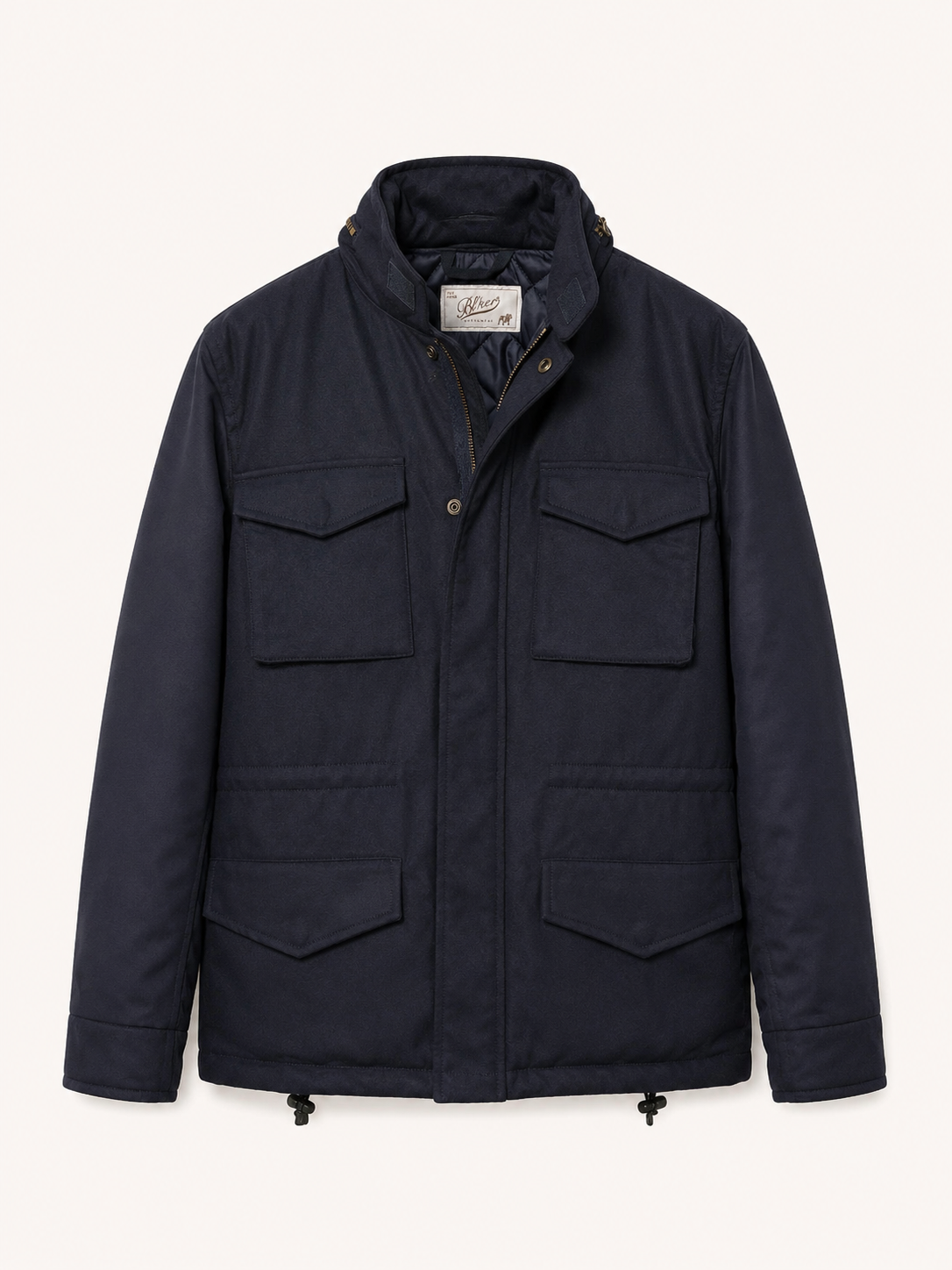 Bl'lker Fiel Jacket in lana Travis - Navy blue
