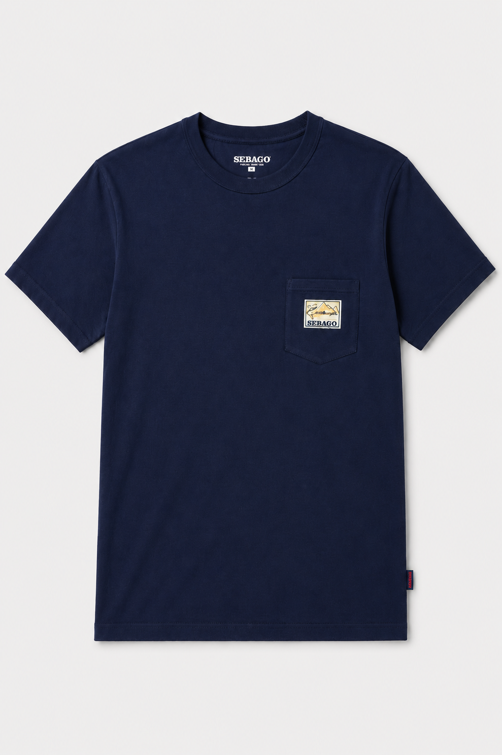Sebago t-shirt in cotone con taschino - Union River taglia S