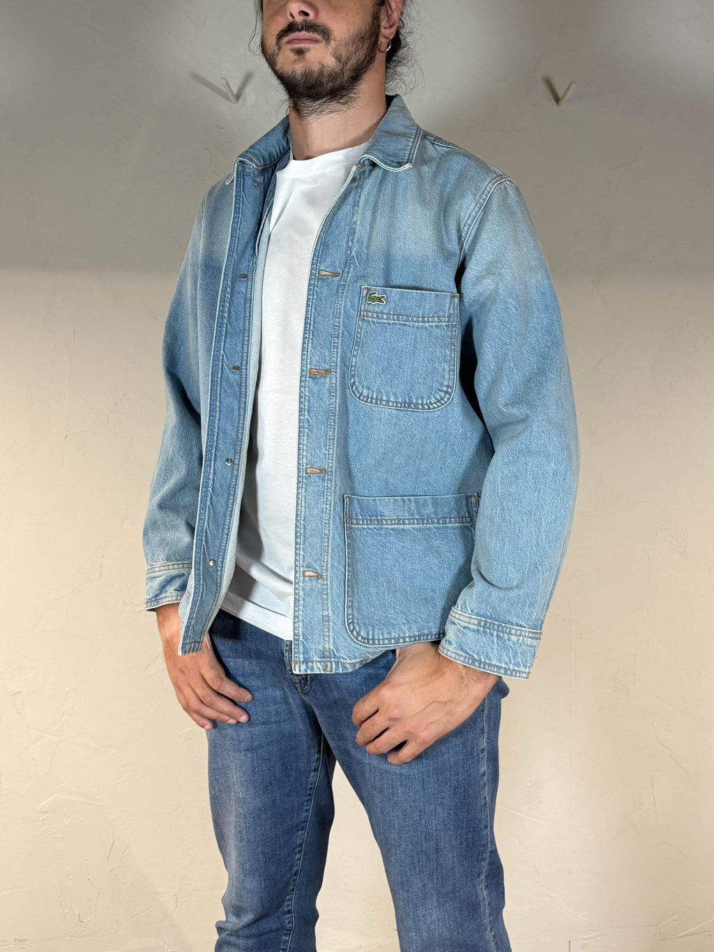 Lacoste camicia in denim