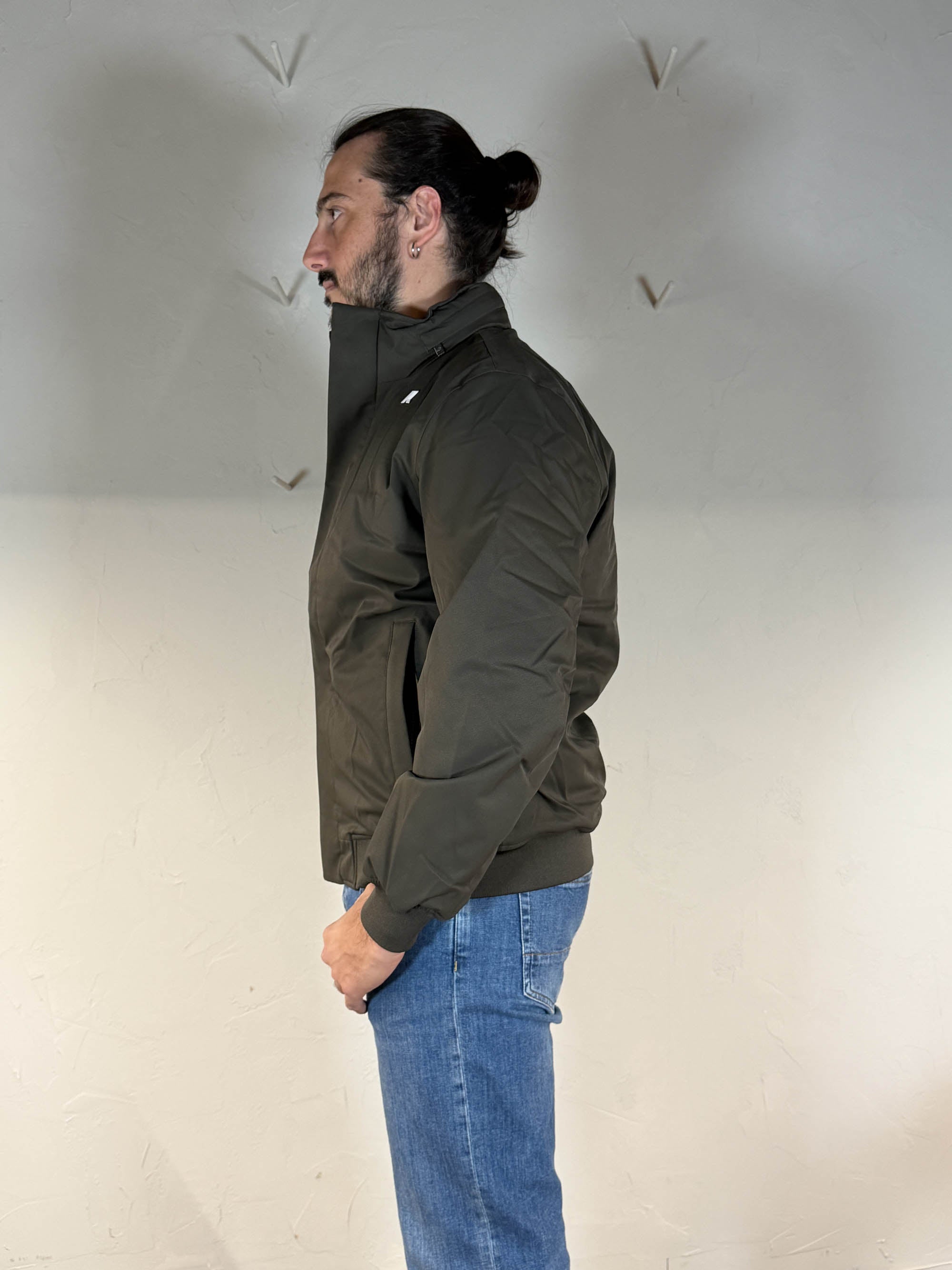 K-way Amaury twill marmotta brown olive