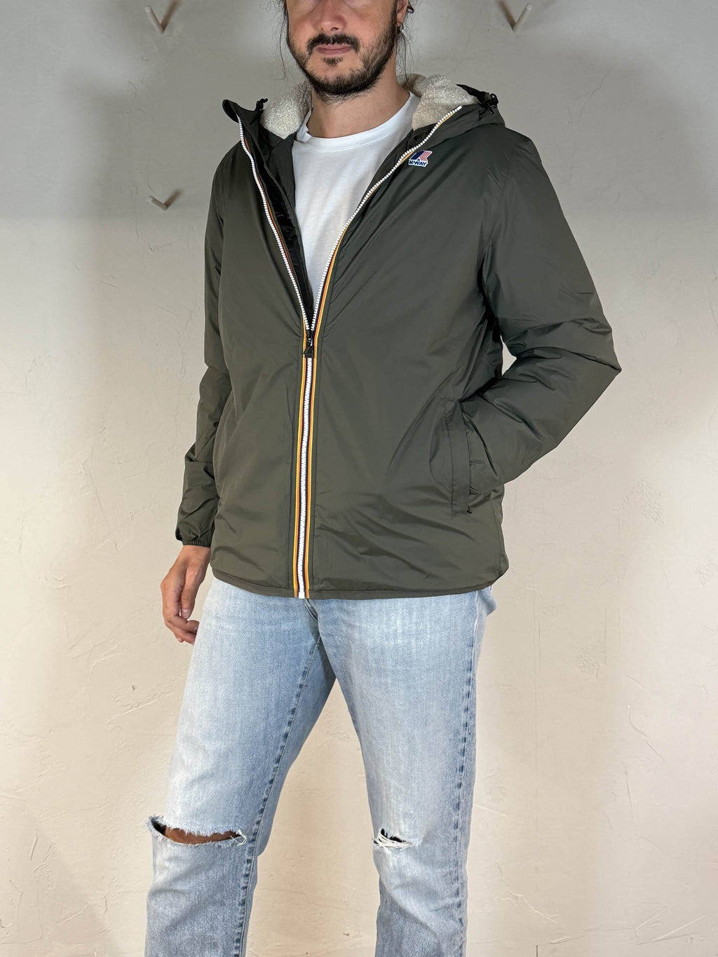 K-way le vrai claude orsetto 4.0 green blackish