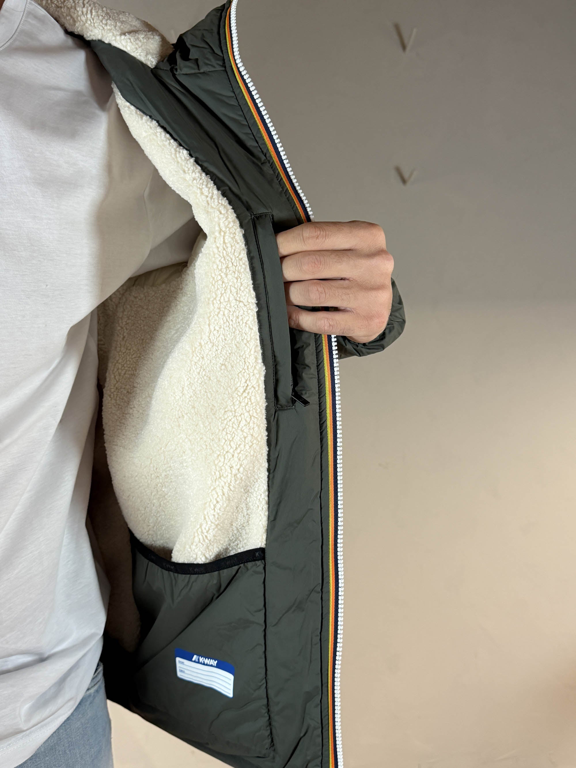 K-way le vrai claude orsetto 4.0 green blackish