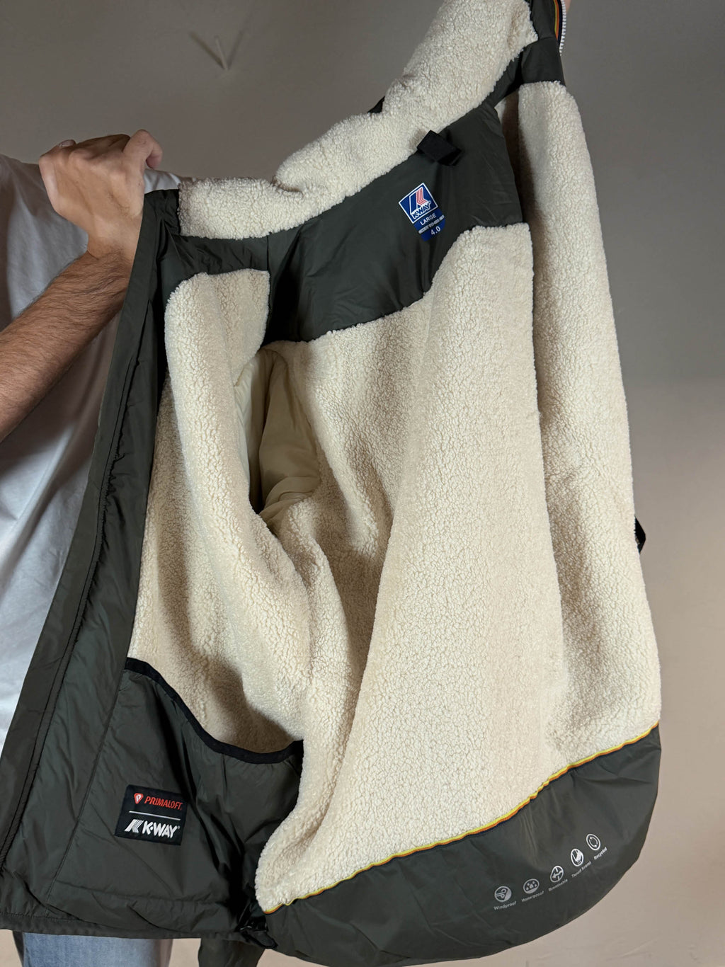 K-way le vrai claude orsetto 4.0 green blackish