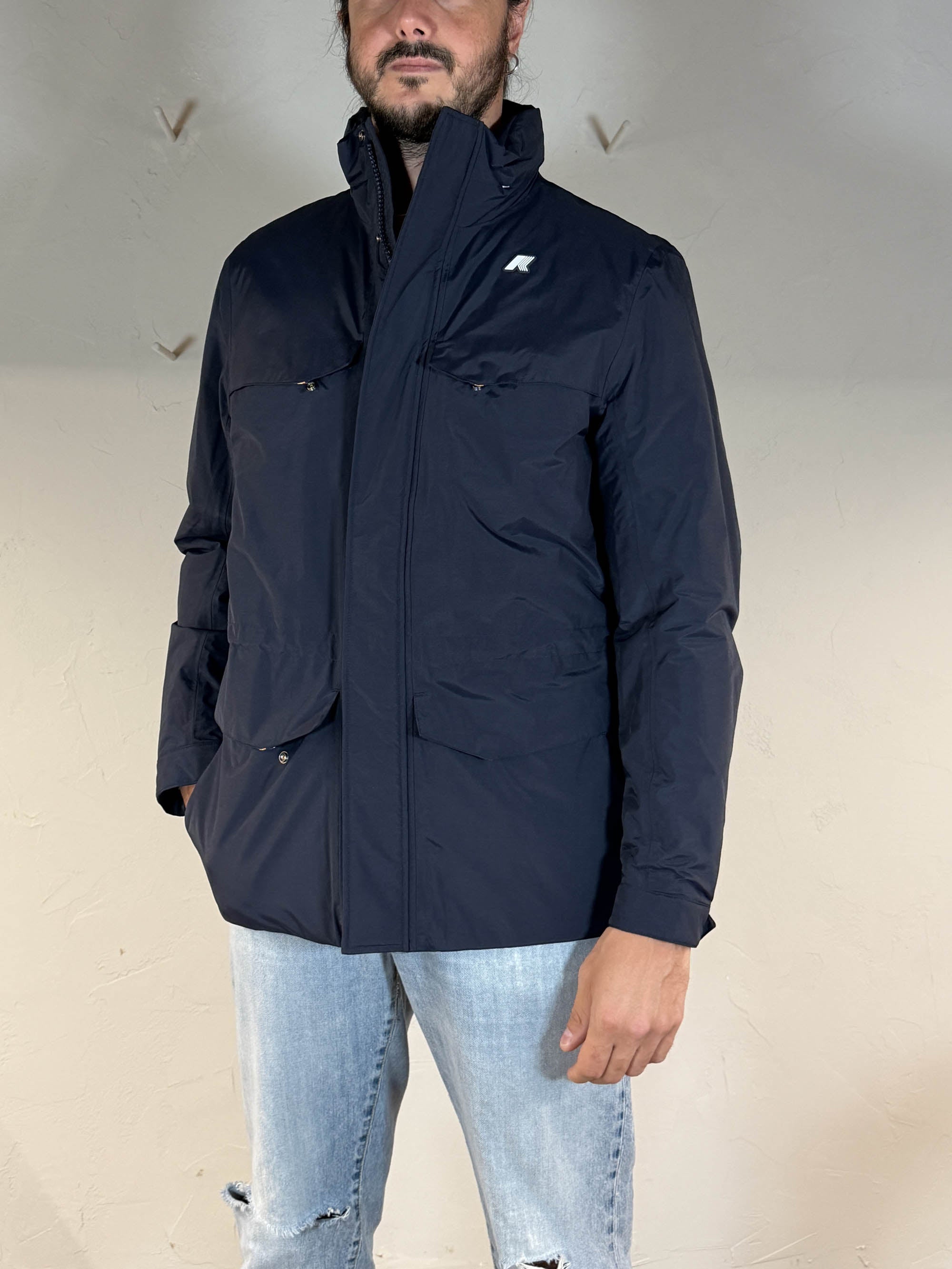 K-way giacca Manuel warm ottoman blue depht