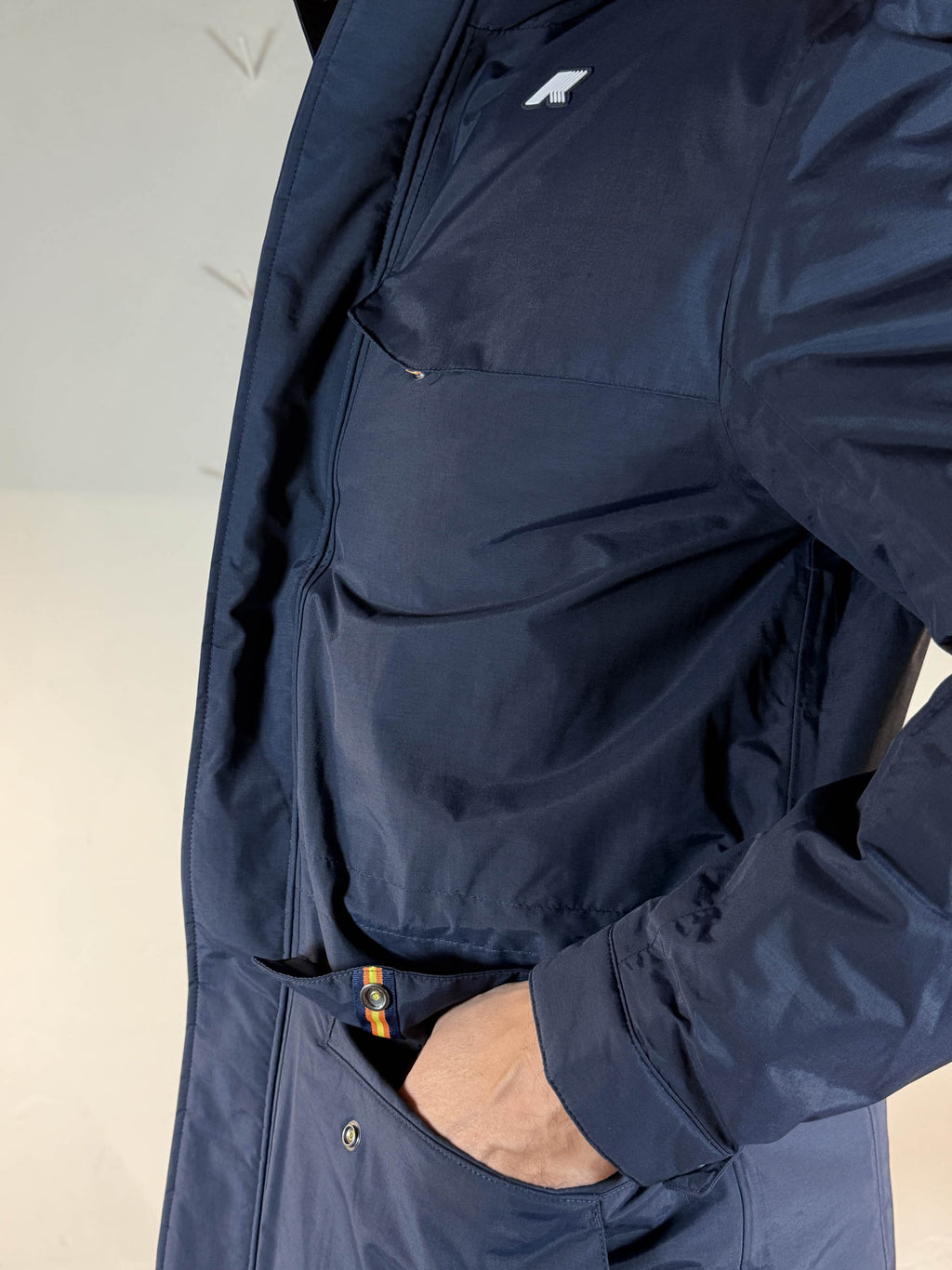 K-way giacca Manuel warm ottoman blue depht