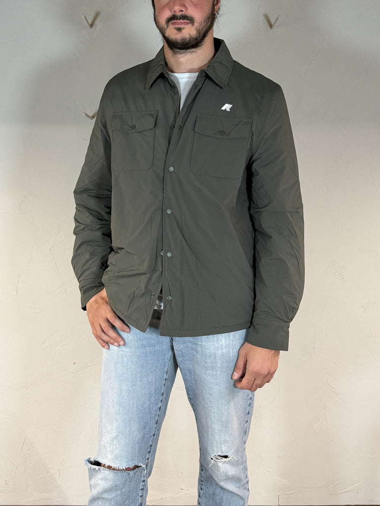 K-way giacca Umbert plain warm green