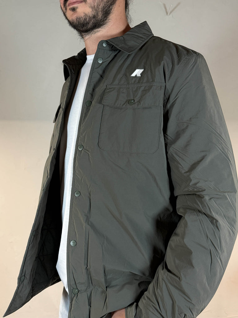 K-way giacca Umbert plain warm green