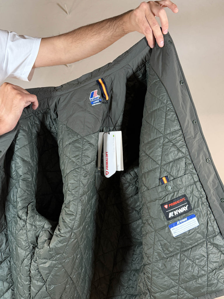 K-way giacca Umbert plain warm green