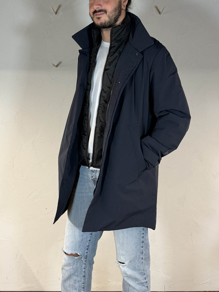 Krakatau parka Bleriot Trench coat dark night