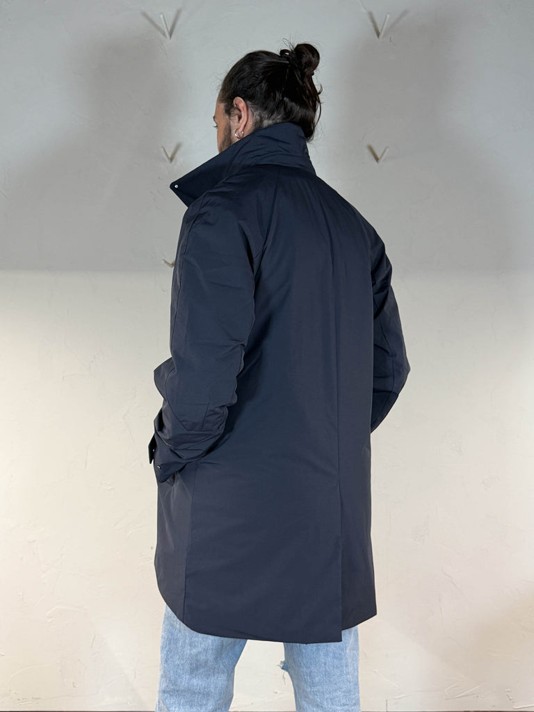 Krakatau parka Bleriot Trench coat dark night