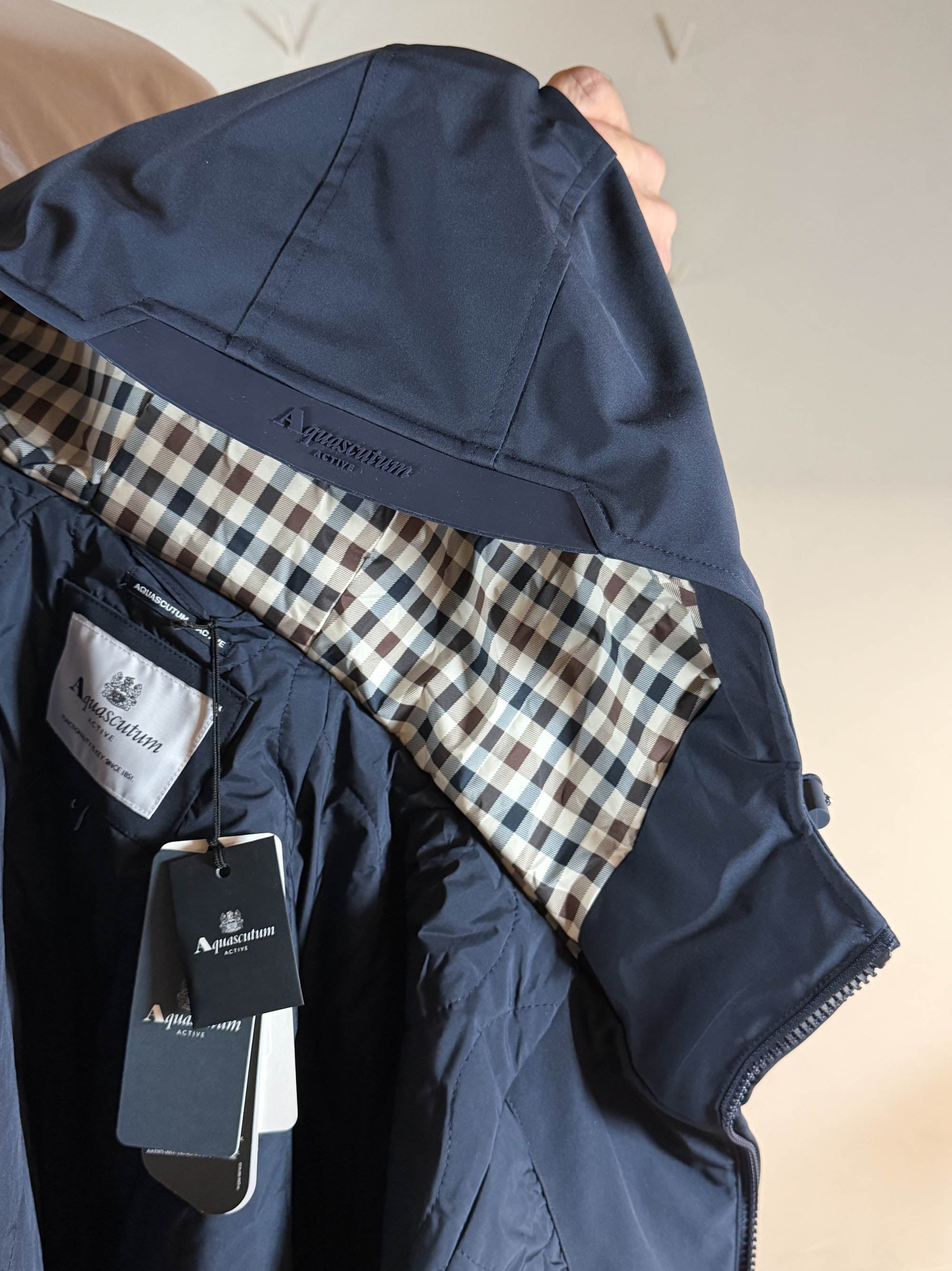 Softshell mid parka navy