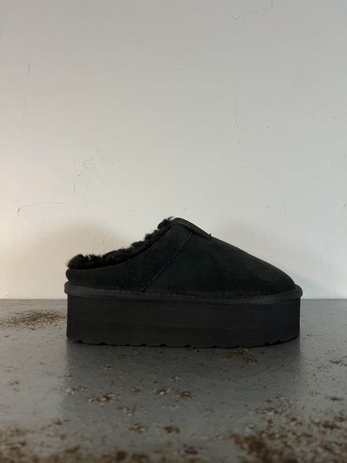 Adno maxi lull slipper platform donna 100001 black