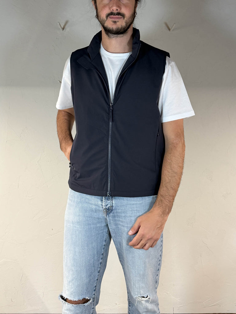 Aquascutum smanicato sp vest blu navy