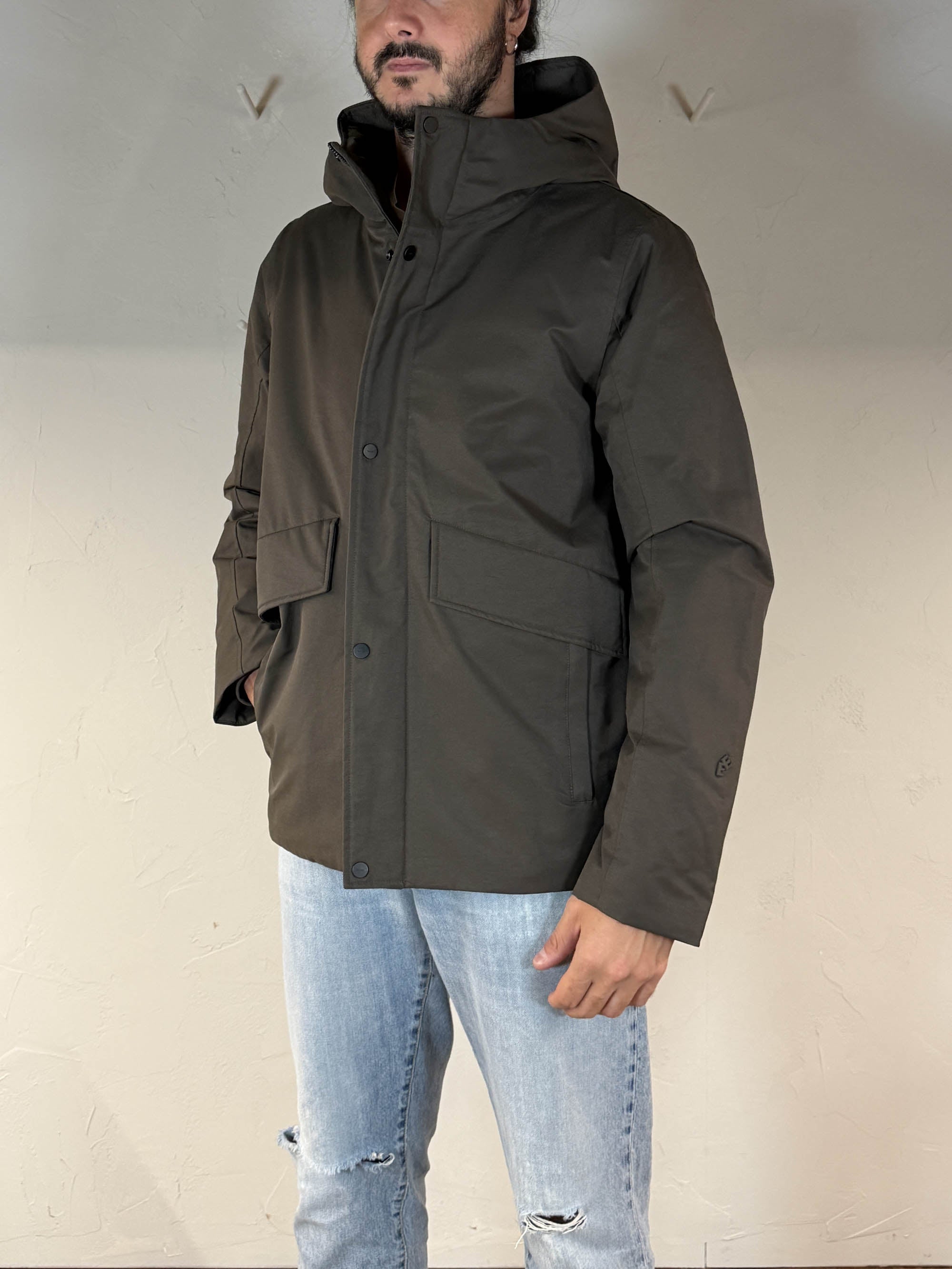 Elvine giacca Caius deep olive