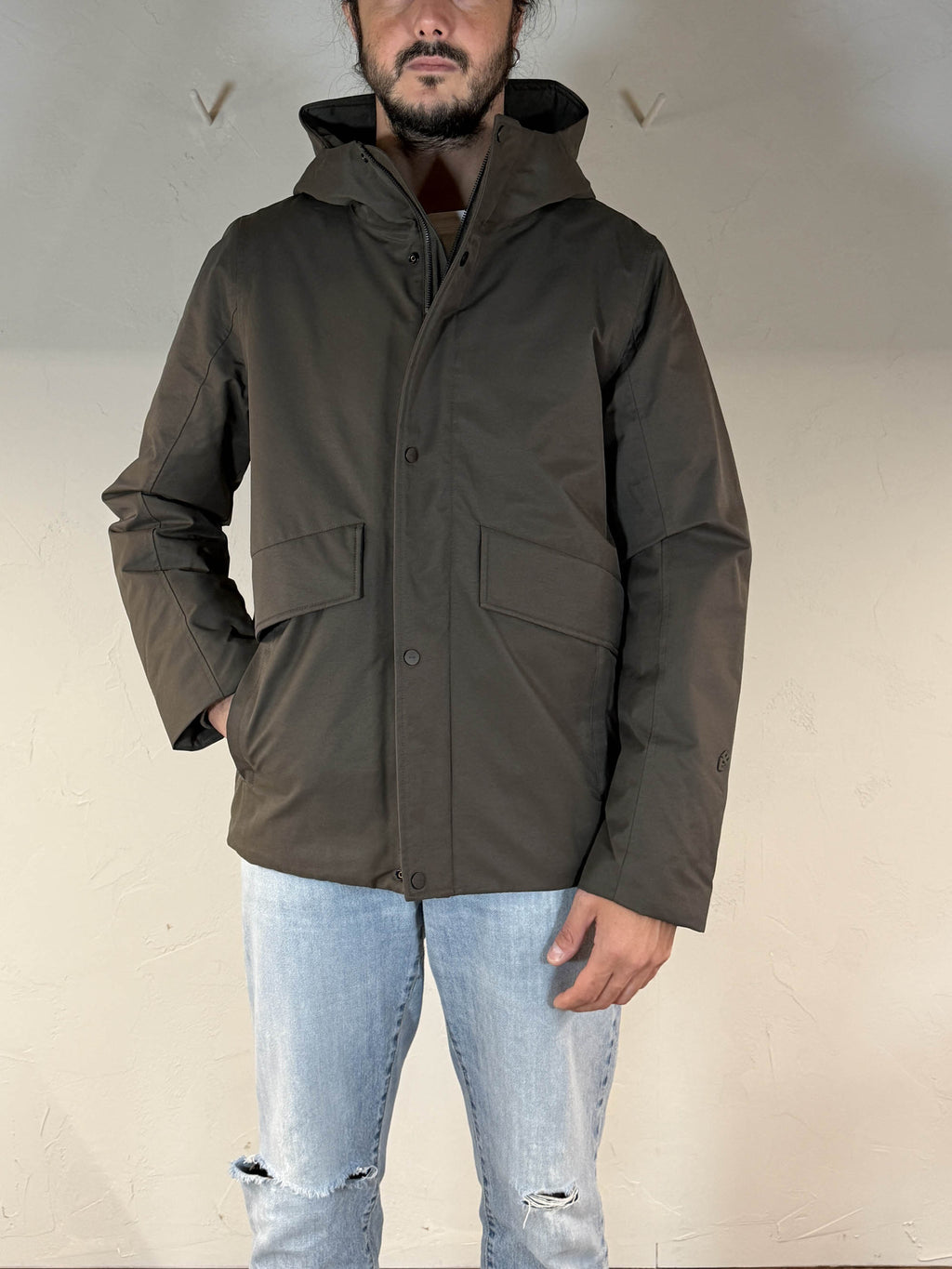 Elvine giacca Caius deep olive