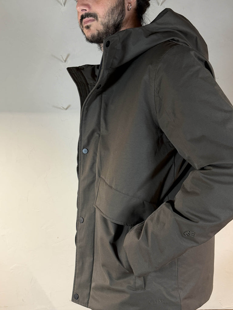 Elvine giacca Caius deep olive