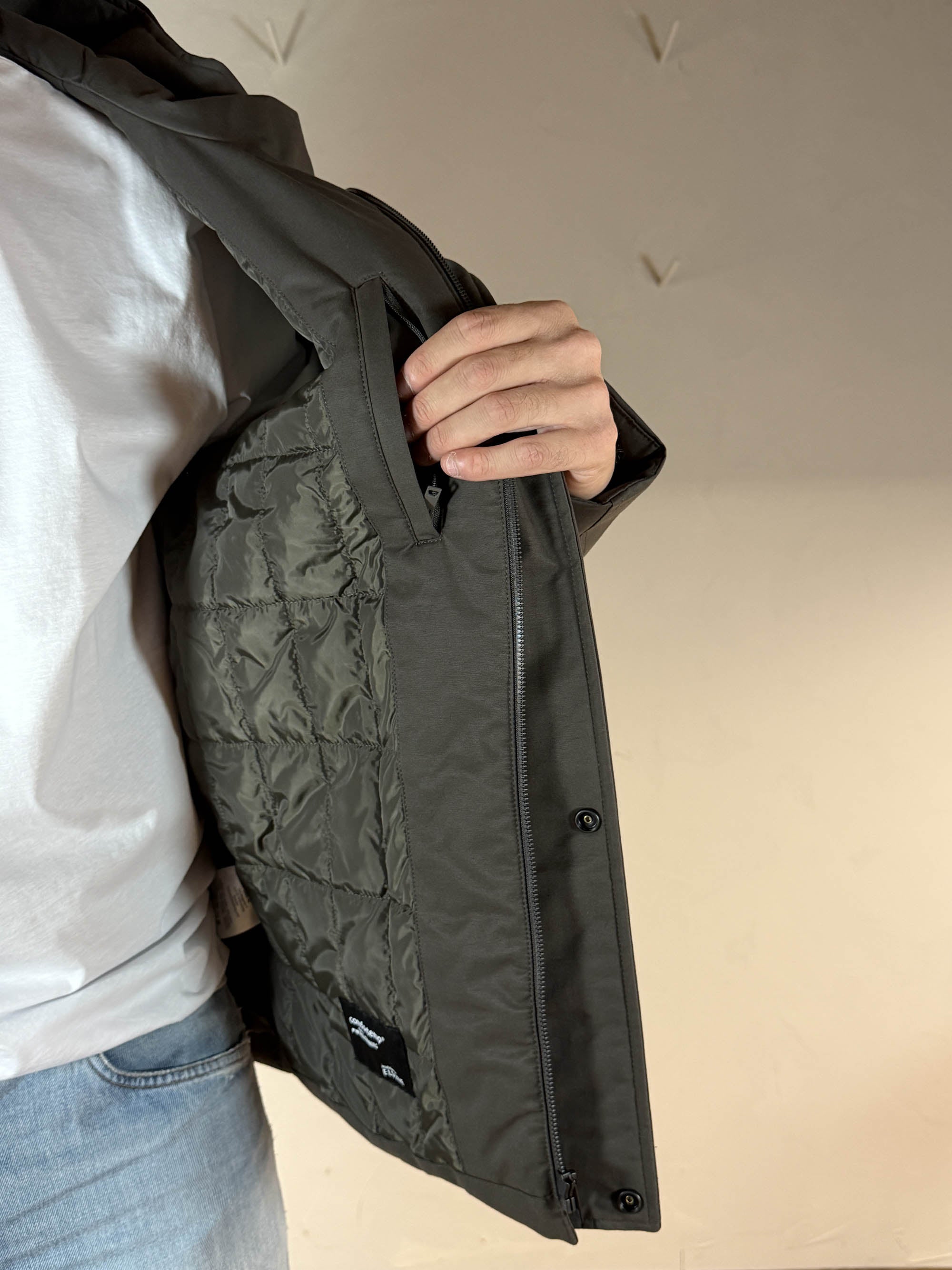 Elvine giacca Caius deep olive