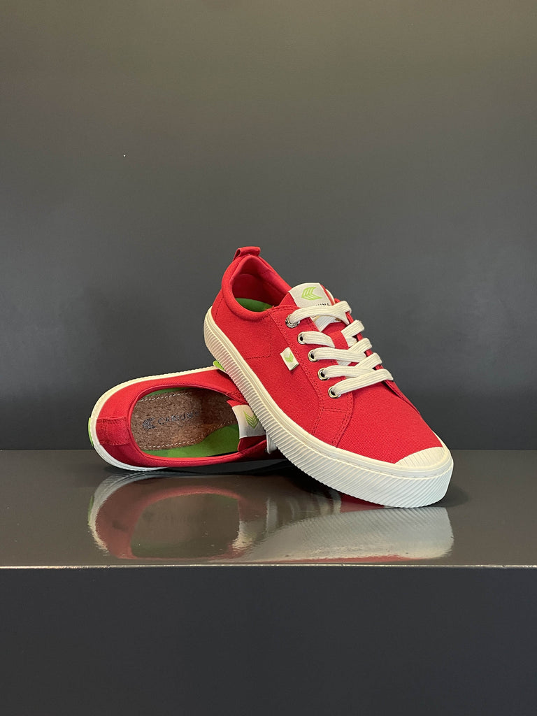 Oca Low Canvas Red