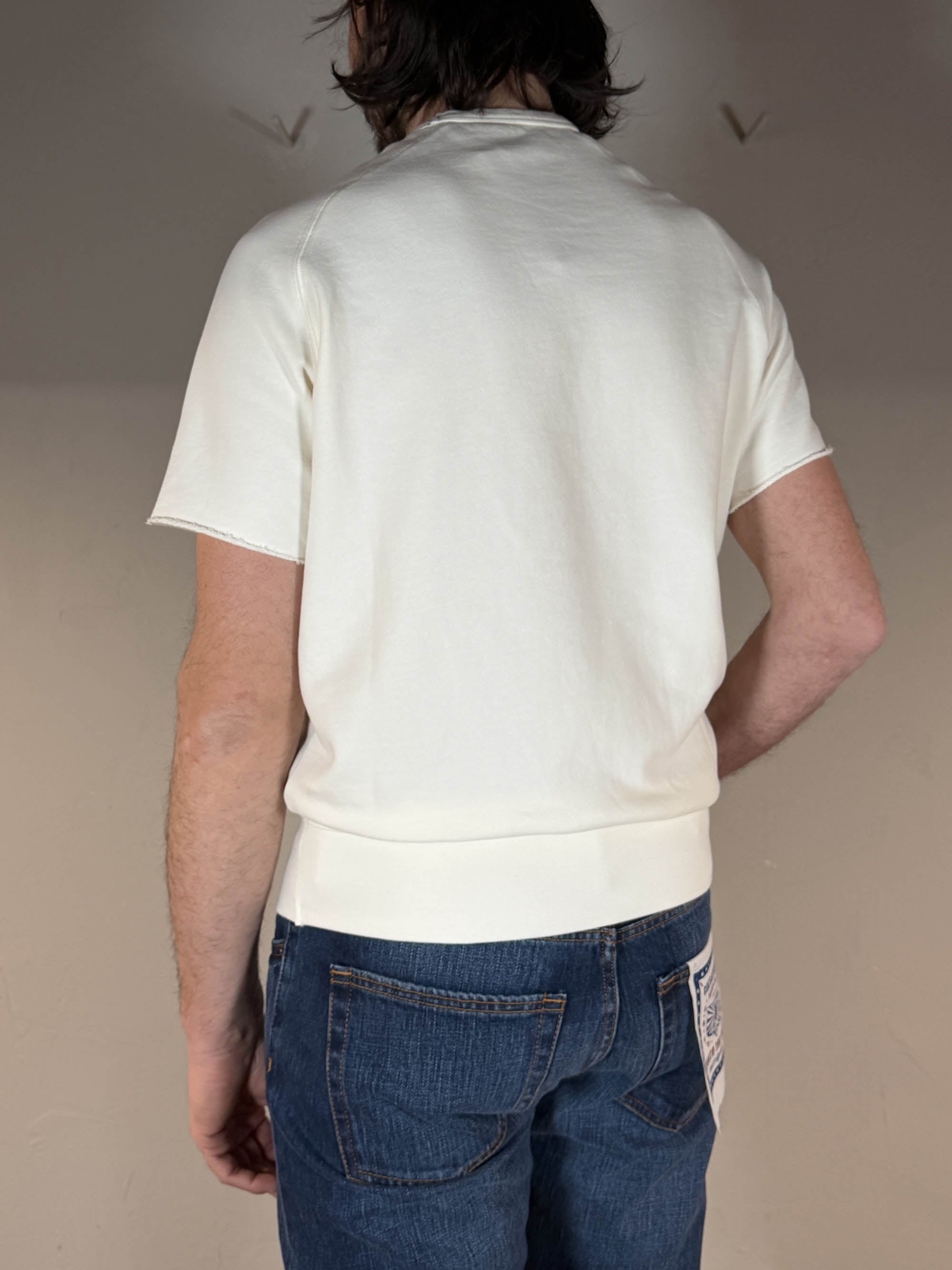 Chesapeake's felpa manica corta in cotone Yankees