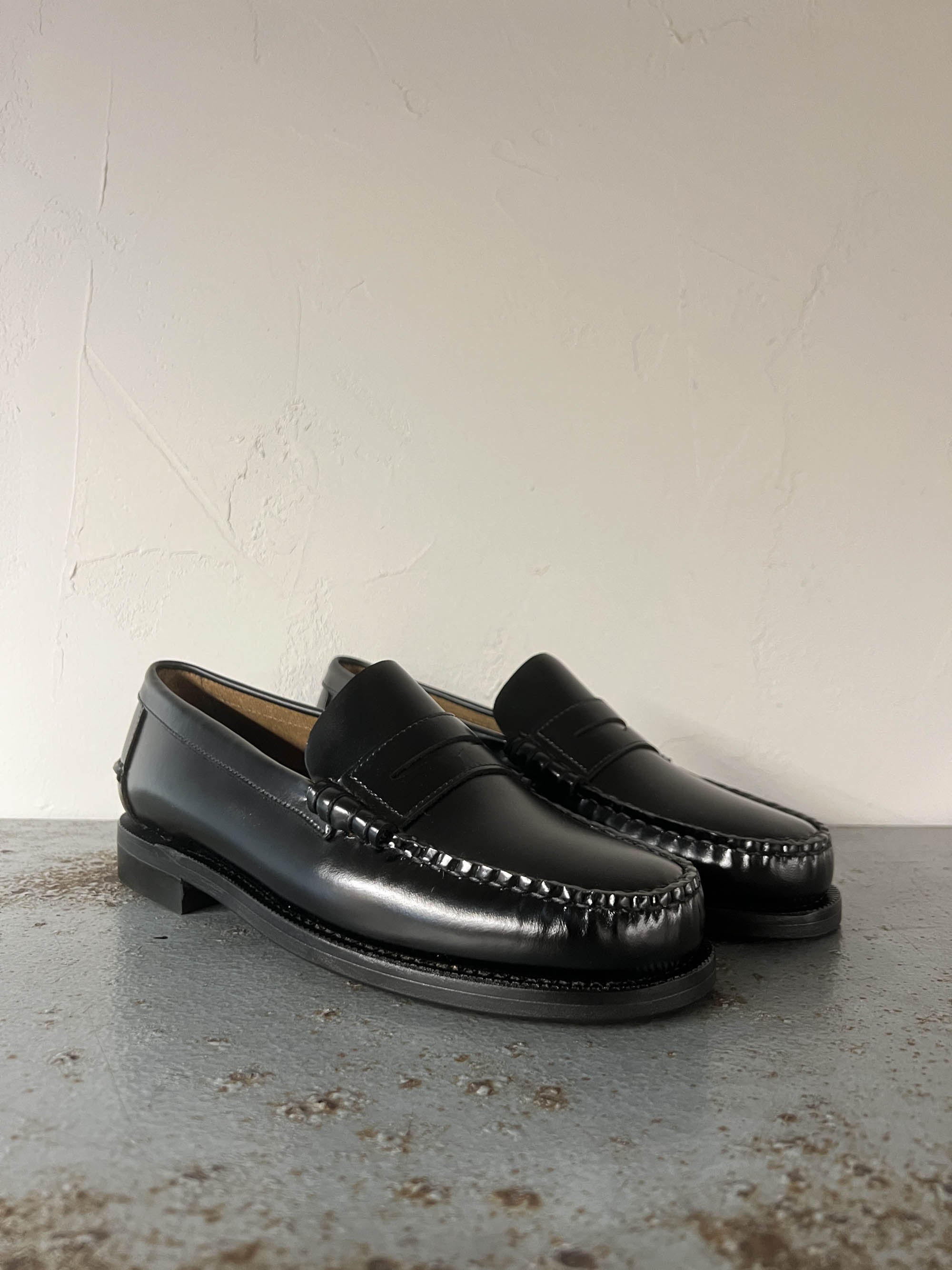 Sebago Classic Dan mocassini slip on black uomo