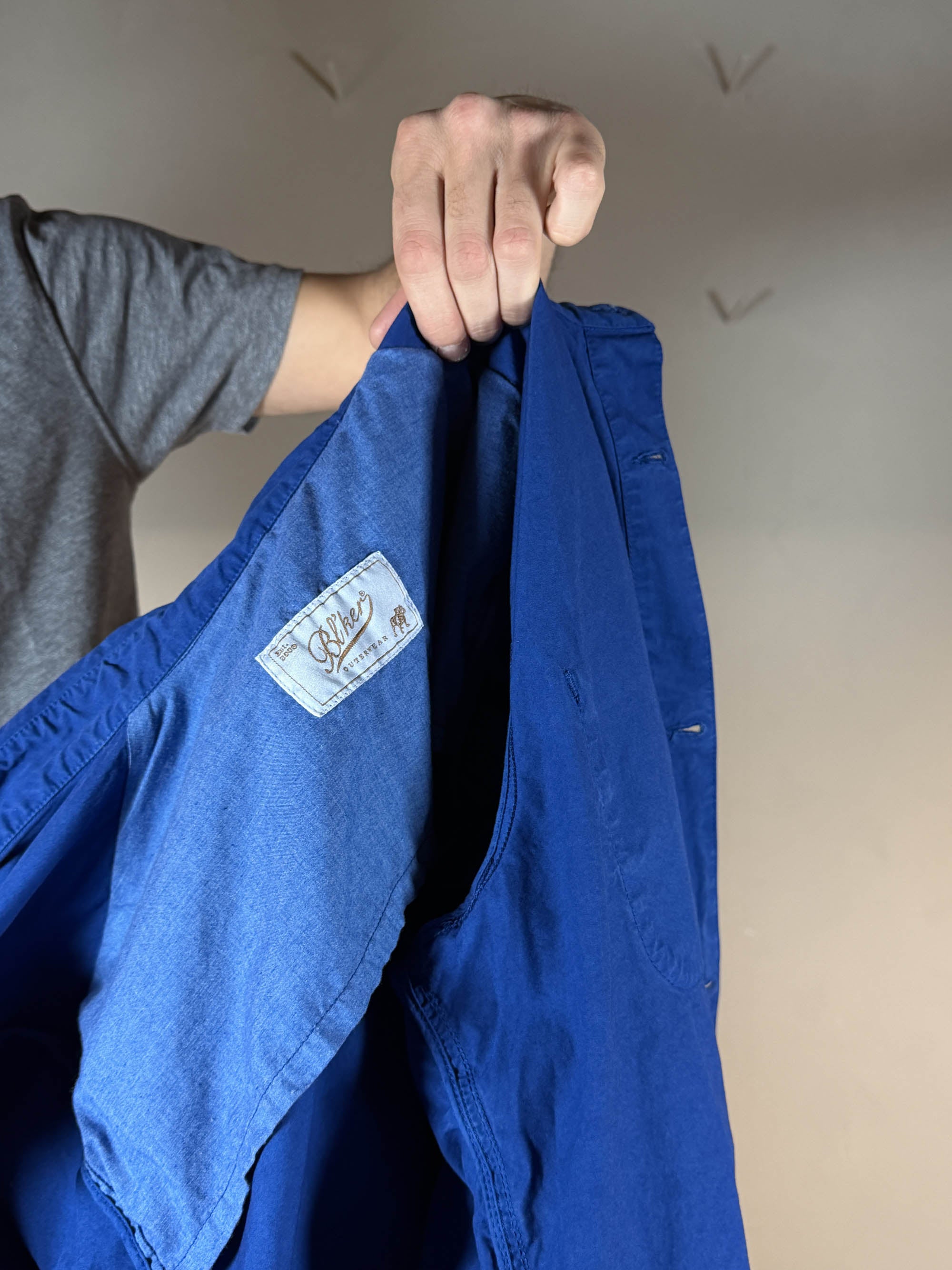 Bl'ker giacca workwear in gabardina di cotone