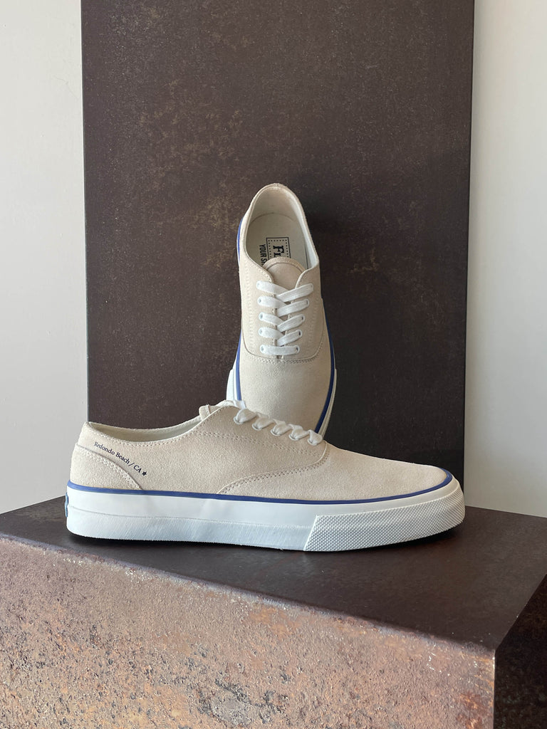 Mr.Fliks Redondo Canvas suede off white