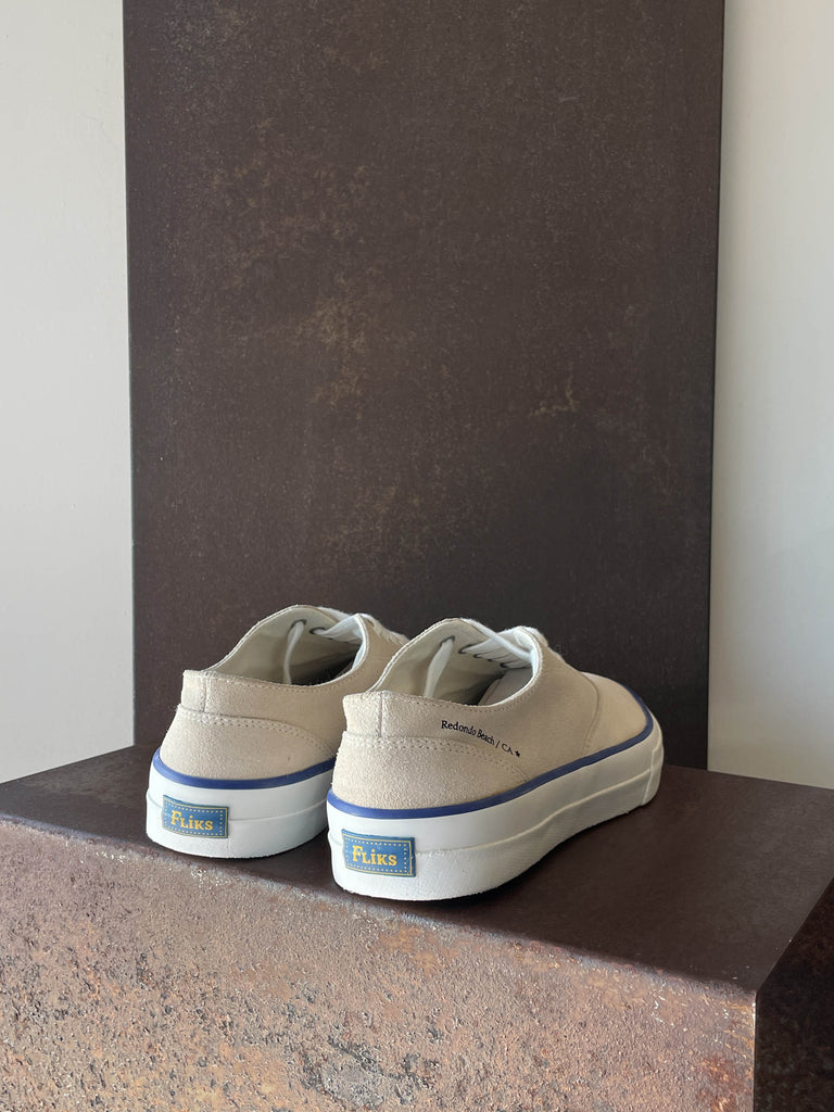 Mr.Fliks Redondo Canvas suede off white
