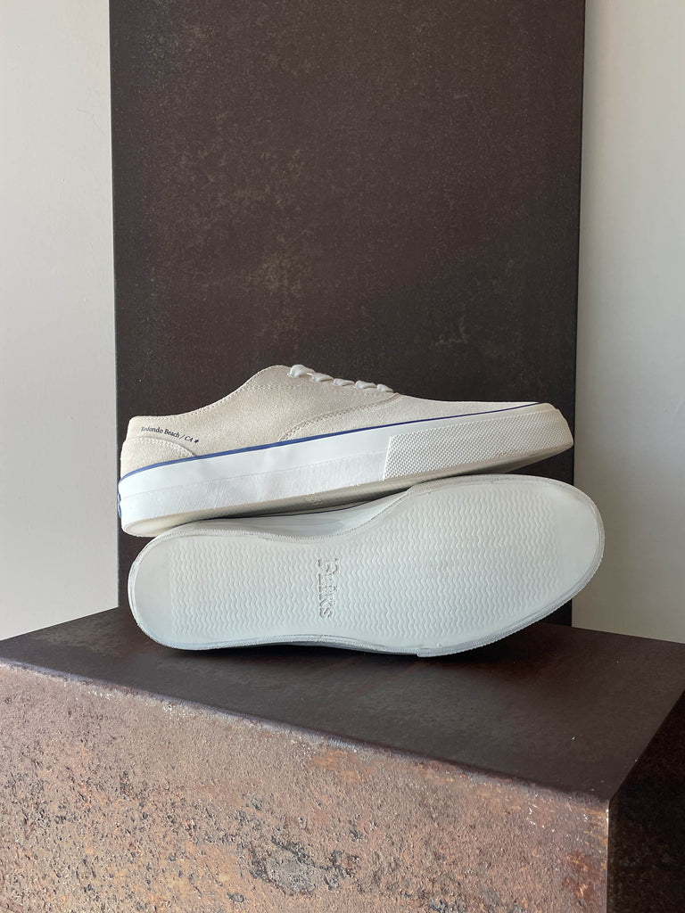 Mr.Fliks Redondo Canvas suede off white